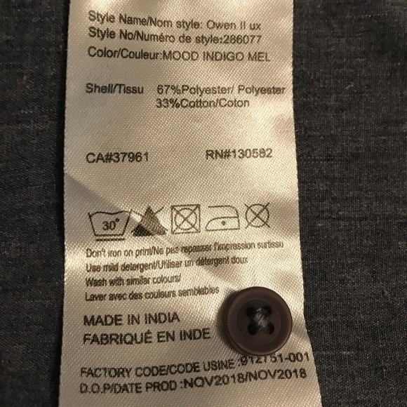 McKINLEY MEN'S SHIRT SIZE XL - Picture 5 of 5